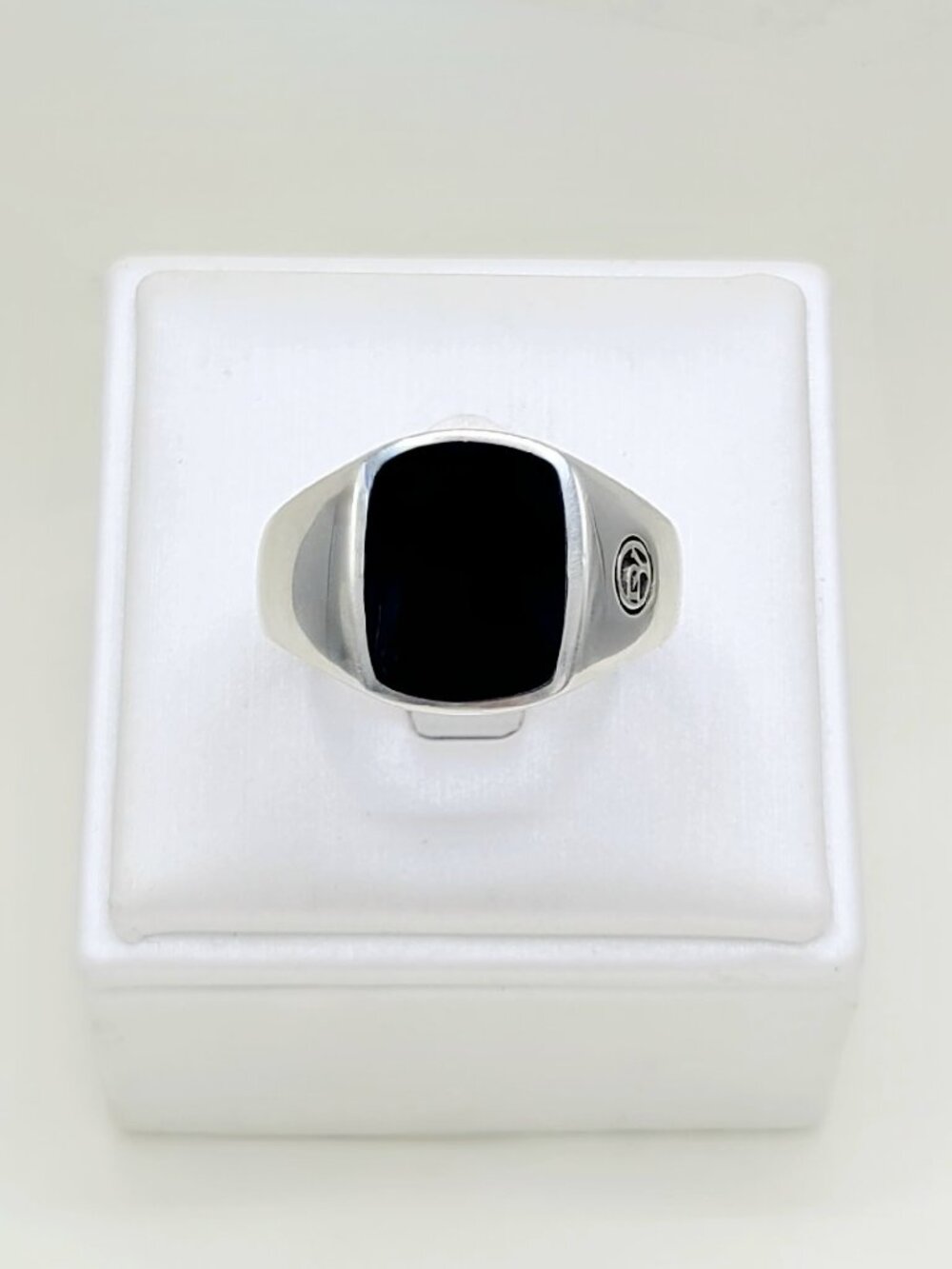 David Yurman Exotic Stone Signet Ring w/ Black Onyx - 16.5mm - Size 12.5